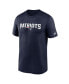 Фото #2 товара Men's Navy New England Patriots Legend Wordmark Performance T-shirt