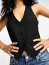 Фото #5 товара ASOS DESIGN waistcoat in black