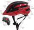 Livall Smart Kask MTB MT1 Neo Intercom/LED/SOS/BT r. 58-62cm czerwony