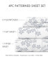 Фото #10 товара Home Collection Premium Ultra Soft Chantilly Lace Style Pattern 4 Piece Bed Sheets Set, California King