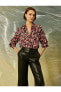 Фото #2 товара Рубашка сатиновая с узором зебры Koton Desenli