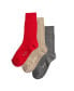 LUX CASHMERE WOOL SOCKS BOX OF THREE