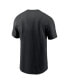 ფოტო #2 პროდუქტის Nut Oriole Black Men's Camo Logo Short Sleeve T-shirt Teemenscr