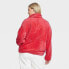 Women's High Pile Fleece 1/2 Zip Pull Over - All in Motion Red L