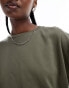 Фото #6 товара Noisy May long sleeve crew neck top in khaki