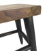 HOCKER RECHTECKIG AUS HOLZ L 45 cm