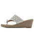 Фото #6 товара Women's Beaux Espadrille Wedge Sandals