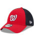 ფოტო #2 პროდუქტის Men's Red Washington Nationals Team Neo 39THIRTY Flex Hat