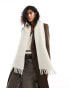 Фото #2 товара Tommy Jeans cosy knit scarf in ivory