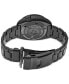 ფოტო #3 პროდუქტის Men's Automatic Prospex Diver Black-Tone Stainless Steel Bracelet Watch 45mm