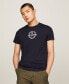 Фото #1 товара Men's Global Stripe Wreath Short Sleeve Crewneck T-Shirt