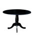 Фото #19 товара International Concept 42" Round Dual Drop Leaf Pedestal Table
