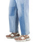 ფოტო #5 პროდუქტის Plus Size Ultra-High-Rise Two-Tone Jeans