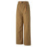 Puma Inland Wide Leg Pants Womens Brown Casual Athletic Bottoms 53581874