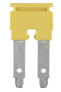 Фото #1 товара Weidmüller ZQV 10/2 - Cross-connector - 25 pc(s) - Wemid - Yellow - -60 - 130 °C - V0