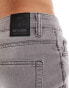 ONLY & SONS jog denim shorts in grey wash