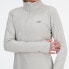NEW BALANCE Sport Essentials Space Dye half zip long sleeve T-shirt