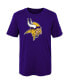ფოტო #1 პროდუქტის Little Boys and Girls Purple Minnesota Vikings Primary Logo T-shirt