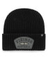 Фото #1 товара Men's Black Minnesota Vikings Ridgeway Cuffed Knit Hat