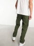 Фото #5 товара Cotton:On relaxed carpenter trousers in khaki corduroy
