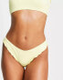 Фото #2 товара Vero Moda frill detail bikini bottoms in lemon