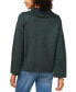 ფოტო #2 პროდუქტის Women's Wide-Collar Split-Neck Sweater