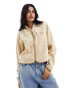 Фото #1 товара Rains Durban short fleece jacket in sand