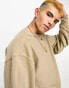 Cotton:On relaxed classic sweat in washed taupe