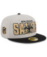 Фото #1 товара Men's Stone, Black New Orleans Saints 2023 NFL Draft On Stage 59FIFTY Fitted Hat