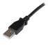 Фото #3 товара StarTech.com 1m USB 2.0 A to Left Angle B Cable - M/M - 1 m - USB A - USB B - USB 2.0 - Male/Male - Black