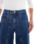 Фото #4 товара ASOS DESIGN seamed baggy jeans in indigo