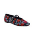 ფოტო #1 პროდუქტის Women's The Evie Mary Jane Woven Flats