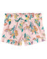 Toddler Floral Poplin Shorts 4T