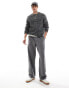 Jack & Jones bill wide fit smart trousers with pleat front in grey