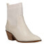 Фото #4 товара Corkys Crackling Pull On Booties Womens Off White Casual Boots 80-0063-274