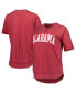 Фото #1 товара Women's Crimson Alabama Crimson Tide Arch Poncho T-shirt