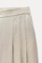 WIDE-LEG TROUSERS WITH PLEATS