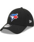 Фото #2 товара Men's Black Toronto Blue Jays Logo 39THIRTY Flex Hat