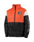 ფოტო #3 პროდუქტის Big Boys Orange, Black Philadelphia Flyers Goal Line Full-Zip Hoodie Windbreaker Jacket