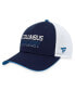 Фото #4 товара Men's Navy Columbus Blue Jackets Authentic Pro Alternate Jersey Trucker Adjustable Hat