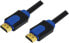 Фото #1 товара LogiLink CHB1102 - 2 m - HDMI Type A (Standard) - HDMI Type A (Standard) - 8.16 Gbit/s - Black - Blue