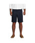 ფოტო #1 პროდუქტის Big & Tall Comfort Waist Pleated 9" No Iron Chino Shorts