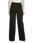 Theory Double Pleated Wool-Blend Pant Women's Black 4