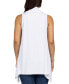 ფოტო #8 პროდუქტის Draped Open Front Sleeveless Cardigan Vest