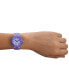ფოტო #4 პროდუქტის Women's Chambers Three Hand Purple Polyurethane Watch 36mm
