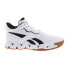 Фото #1 товара Reebok Zig Encore Mens White Synthetic Lace Up Lifestyle Sneakers Shoes