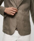 Фото #2 товара Men's Linen Suit Blazer