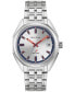 ფოტო #2 პროდუქტის Men's Classic Jet Star Stainless Steel Bracelet Watch 40mm Gift Set