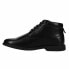 Фото #6 товара London Fog Tyler Chukka Mens Black Casual Boots CL30578M-B
