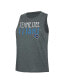 Women's Navy, Charcoal Distressed Tennessee Titans Muscle Tank Top and Pants Lounge Set